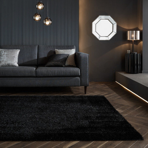 Covor Velvet Negru 160x230 cm
