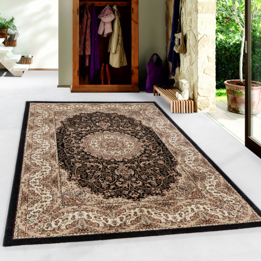 Covor Kashmir Negru V2 300x400 cm