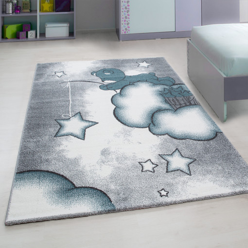 Covor Kids Albastru V5 140x200 cm