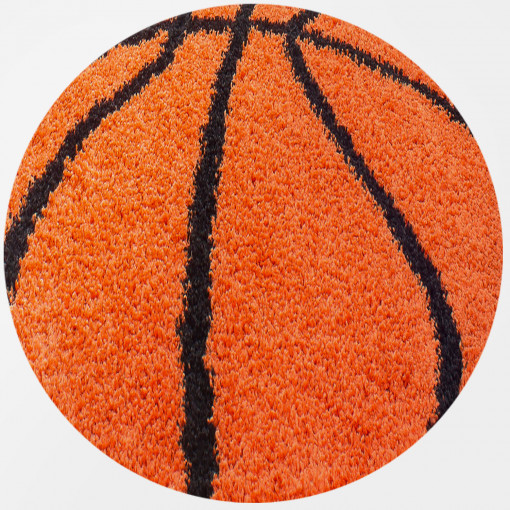 Covor Rotund Fun Orange V1 120x120 cm