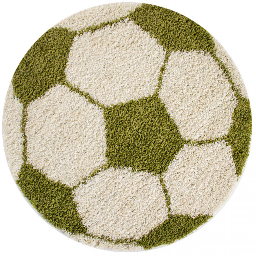 Covor Rotund Fun Verde V1 120x120 cm
