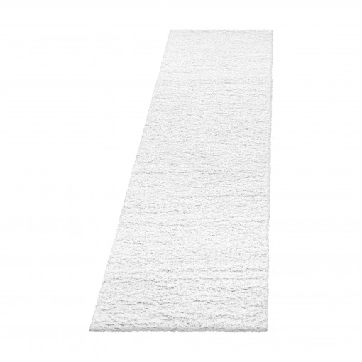 Covor tip Traversa Brilliant Alb V1 80x250 cm