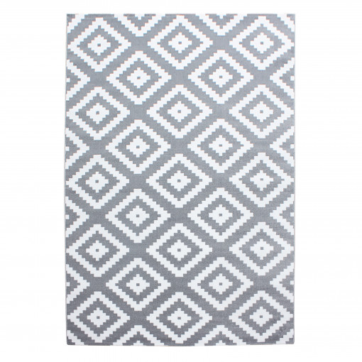 Covor tip Traversa Plus Gri V3 80x150 cm
