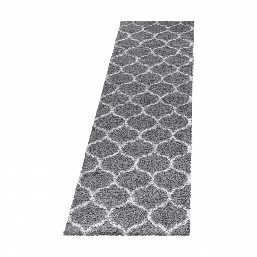 Covor tip Traversa Salsa Gri V1 80x250 cm