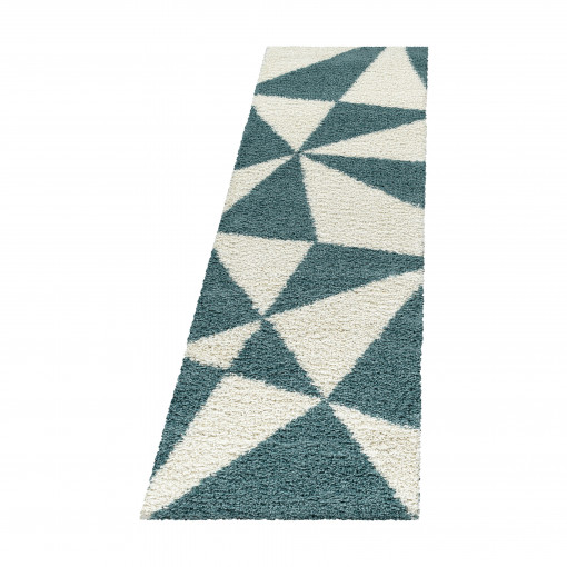 Covor tip Traversa Tango Albastru V1 80x250 cm