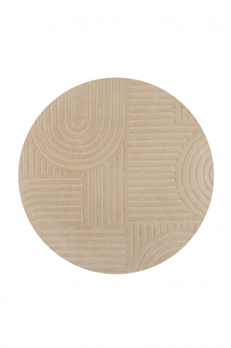 Covor Zen Garden Natural 160x160 cm, rotund