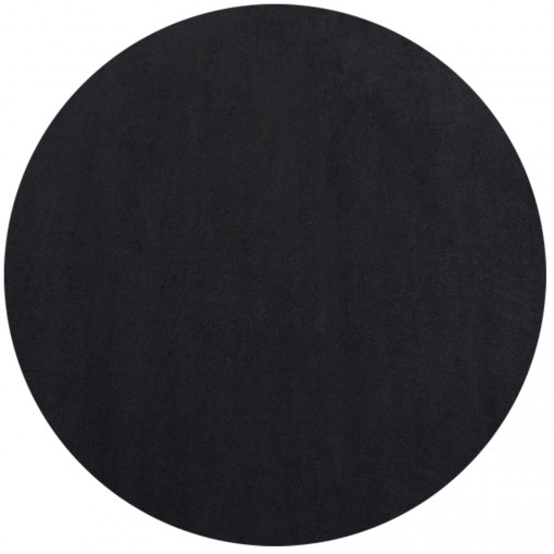 Covor Rotund Sky Negru V1 120x120 cm