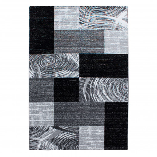 Covor tip Traversa Parma Negru V2 80x150 cm