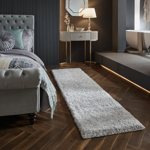 Covor traversă Feather Soft Gri 60x230 cm