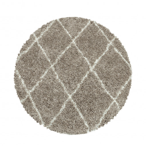 Covor Rotund Alvor Bej V1 160x160 cm