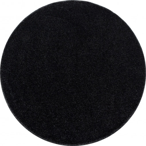 Covor Rotund Ata Antracit V1 200x200 cm