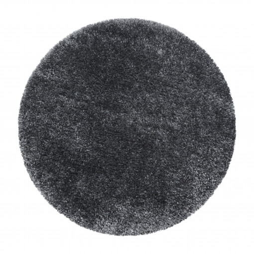 Covor Rotund Brilliant Gri V1 120x120 cm