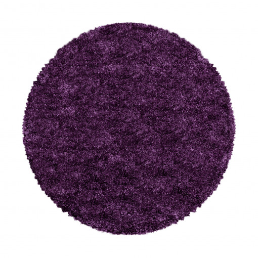 Covor Rotund Fluffy Lila V1 120x120 cm