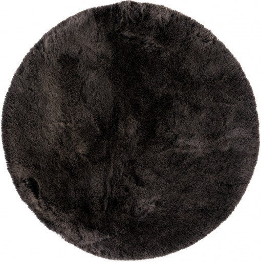 Covor Rotund My Samba Antracit 80x80 cm