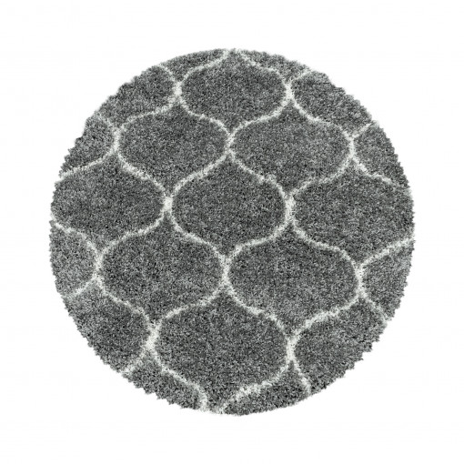 Covor Rotund Salsa Gri V1 160x160 cm