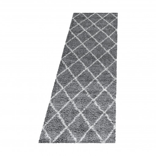 Covor tip Traversa Alvor Gri V1 80x250 cm