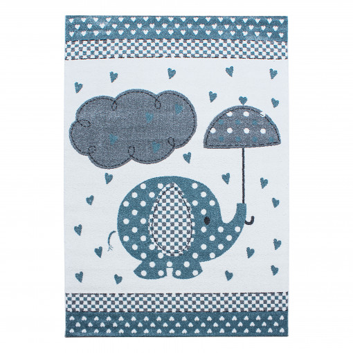 Covor tip Traversa Kids Albastru V4 80x150 cm