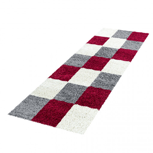 Covor tip Traversa Life Rosu V2 80x250 cm
