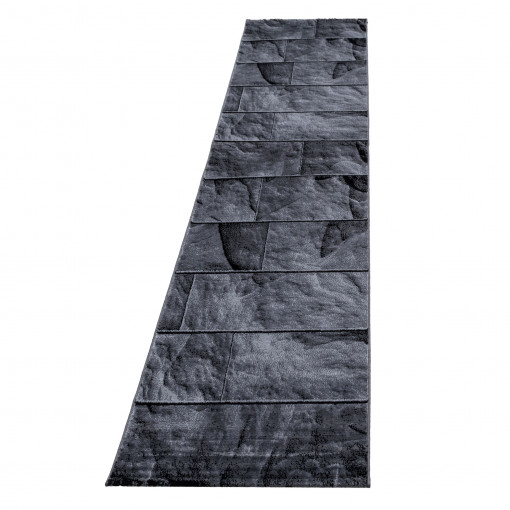 Covor tip Traversa Parma Negru V4 80x300 cm