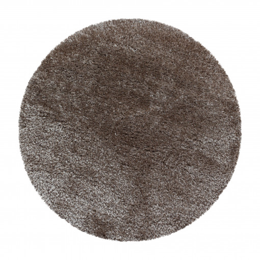 Covor Rotund Brilliant Taupe V1 120x120 cm