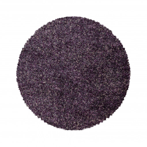 Covor Rotund Enjoy Lila V1 80x80 cm
