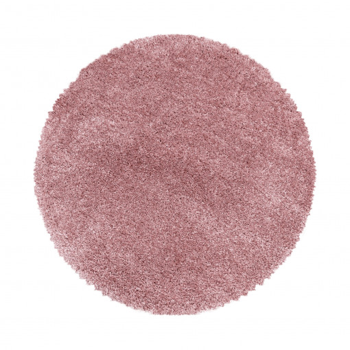 Covor Rotund Fluffy Rose V1 80x80 cm