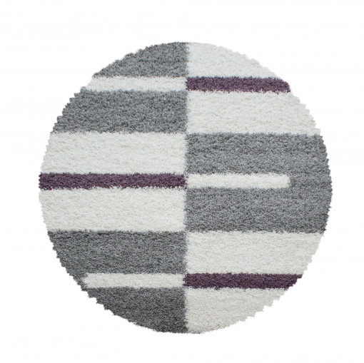 Covor Rotund Gala Lila V1 80x80 cm
