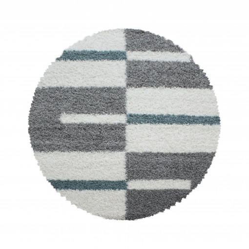Covor Rotund Gala Turcoaz V1 200x200 cm