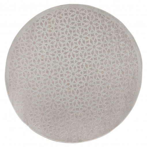 Covor Argento Argintiu 160x160 cm, rotund