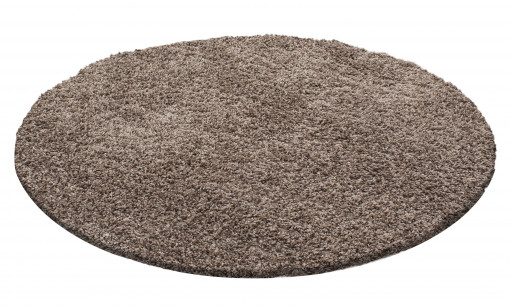 Covor Rotund Life Mocca V1 80x80 cm