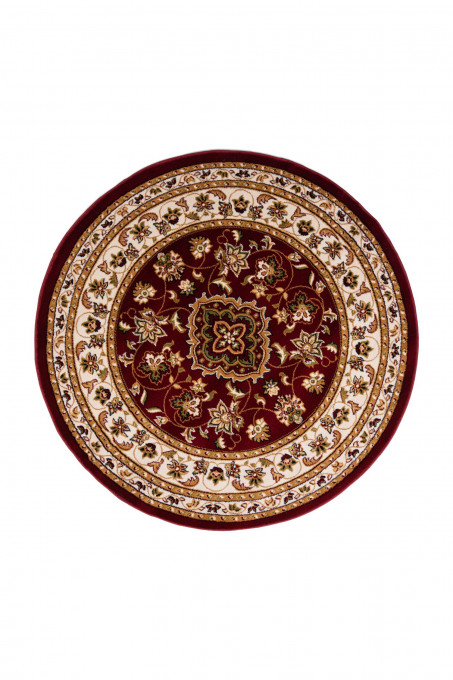Covor Sherborne Roșu 133x133 cm, rotund