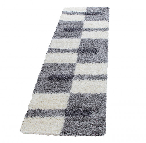 Covor tip Traversa Gala Gri deschis V1 80x250 cm
