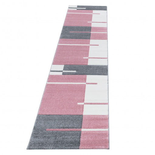 Covor tip Traversa Hawaii Roz V1 80x300 cm
