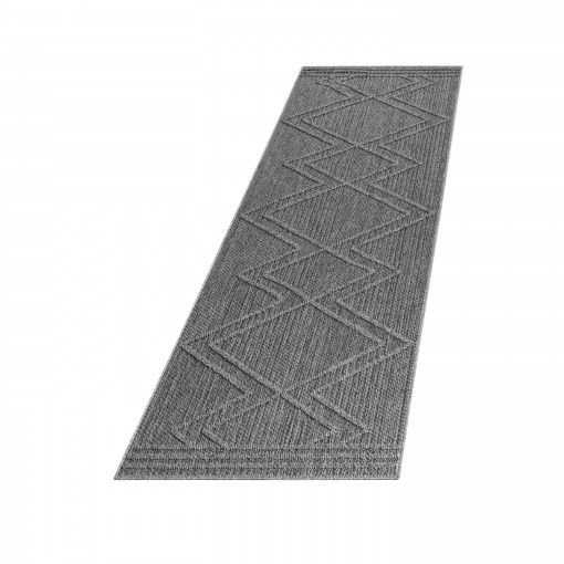 Covor tip Traversa Patara Gri V4 80x250 cm