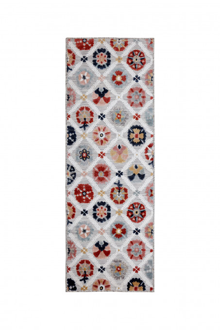 Covor traversă Flora Outdoor Gri 80x230 cm