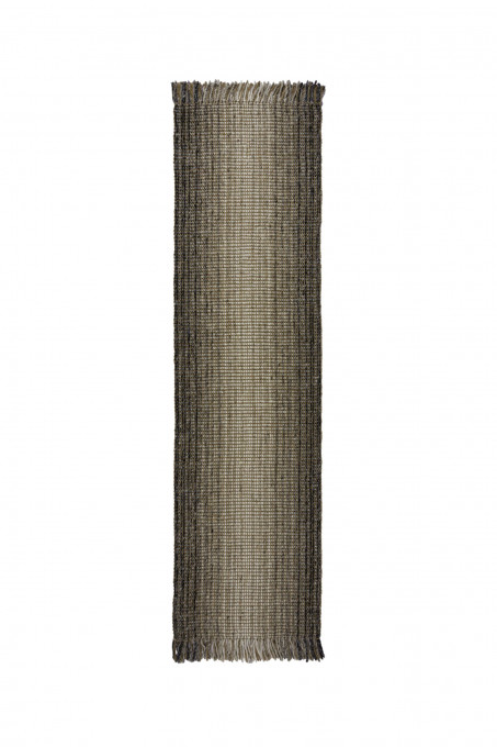 Covor traversă Jute Ombre Gri 60x230 cm