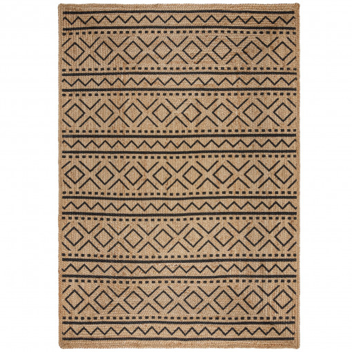 Covor Luis Natural/Negru 120x170 cm
