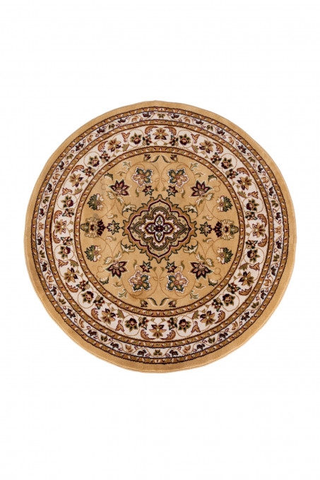 Covor Sherborne Bej 133x133 cm, rotund