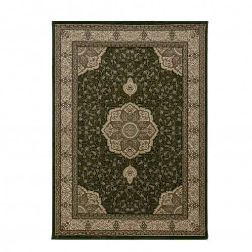 Covor tip Traversa Kashmir Verde V1 80x150 cm