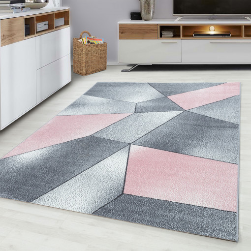 Covor Beta Roz V1 140x200 cm