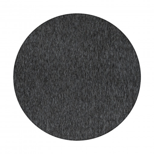 Covor Rotund Nizza Antracit V1 160x160 cm