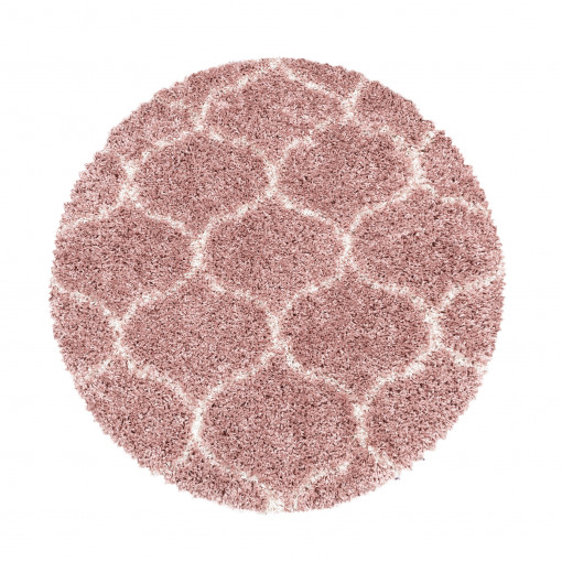 Covor Rotund Salsa Rose V1 120x120 cm