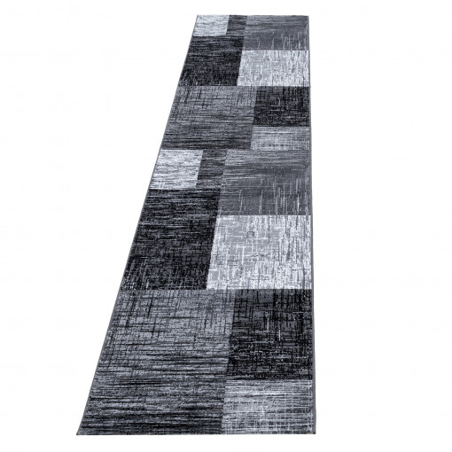 Covor tip Traversa Plus Negru V1 80x300 cm