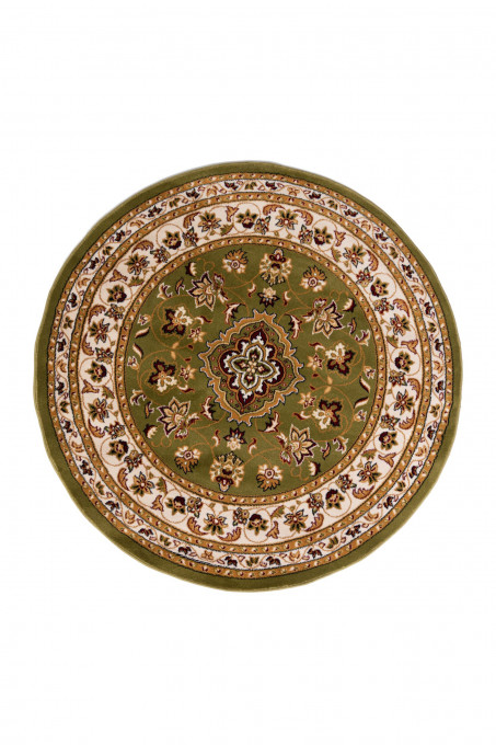 Covor Sherborne Verde 133x133 cm, rotund