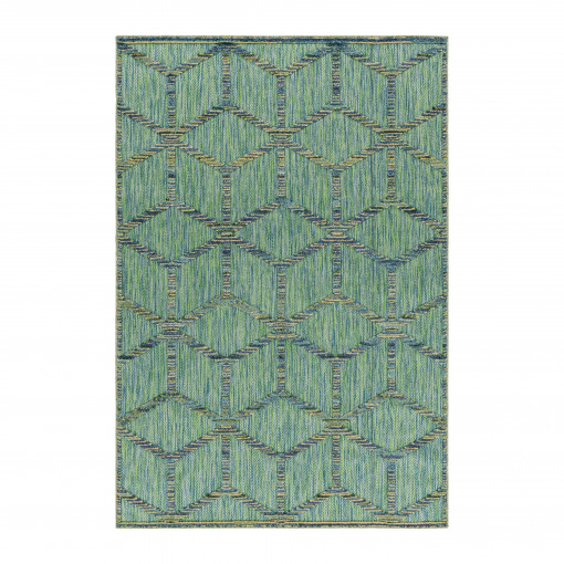 Covor tip Traversa Bahama Verde V1 80x250 cm