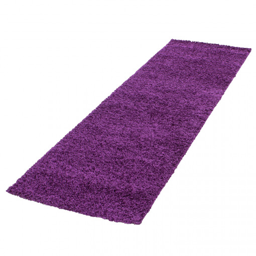 Covor tip Traversa Life Lila V1 80x250 cm