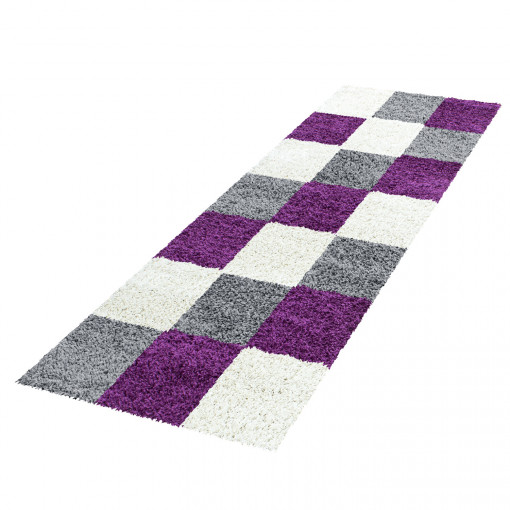 Covor tip Traversa Life Lila V2 80x250 cm