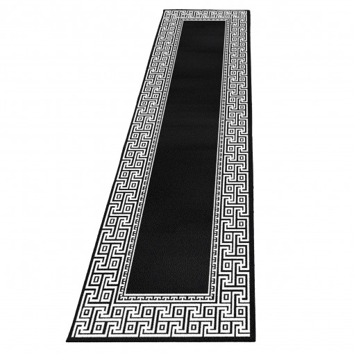 Covor tip Traversa Parma Negru V7 80x300 cm