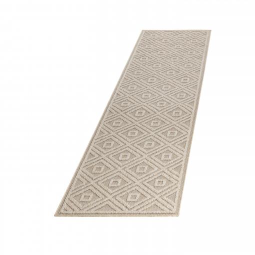 Covor tip Traversa Patara Bej V6 80x250 cm