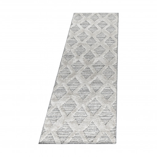Covor tip Traversa Pisa Gri V2 80x250 cm